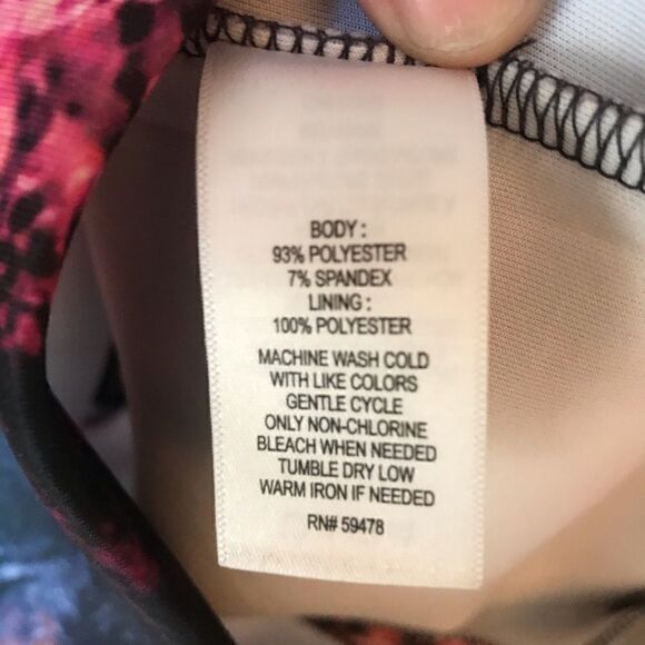 Cynthia Rowley Neoprene ColorSplattered Minidress2 - Picture 8 of 8